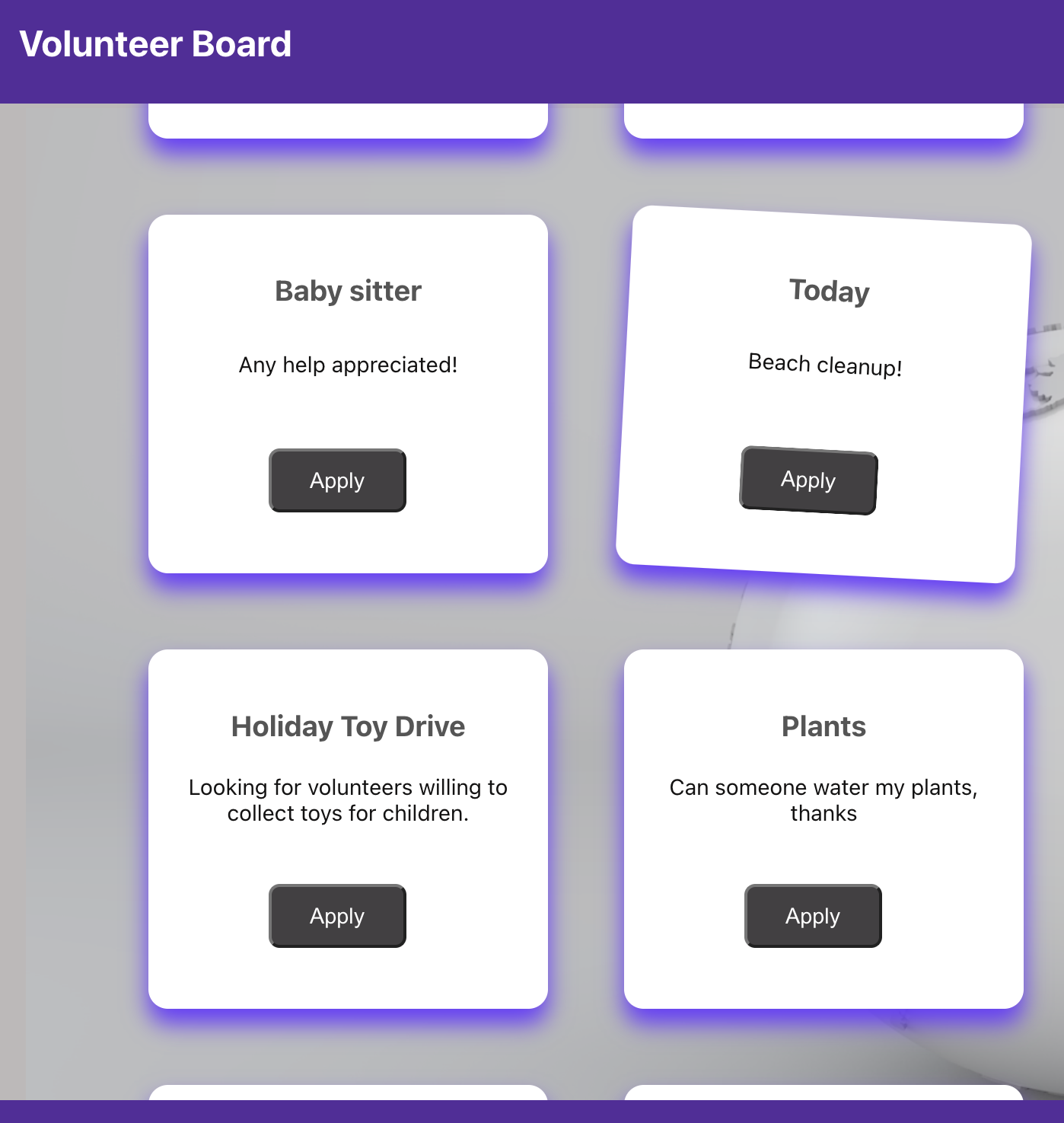 volunteer-app